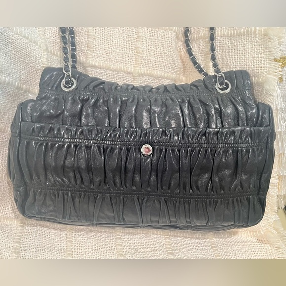 Authentic PRADA Gaufre leather Double Chain bag - Picture 6 of 16